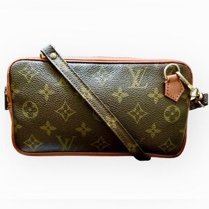LOUIS VUITTON Monogram Marly Bandouliere
Shoulder/Crossbody Bag, Vintage